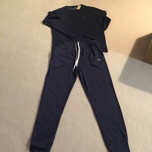 Tommy Bahama  Mens Pj  Navy  Pants and Top Set
